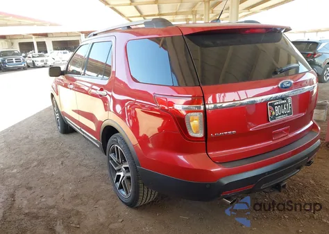 2012 Ford Explorer Limited из США, поврежденный, VIN 1FMHK7F87CGA08977